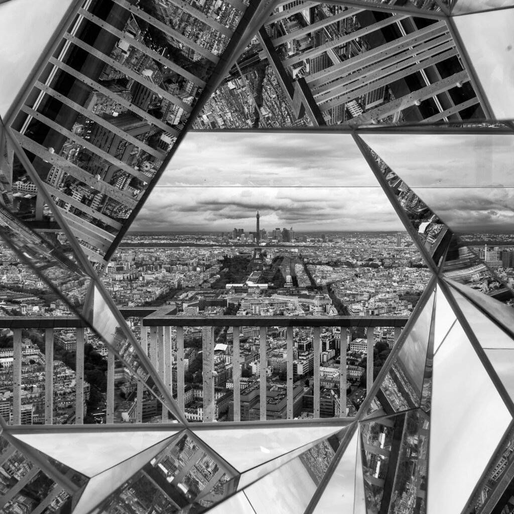 Point de vue depuis l'observatoire de la Tour Montparnasse