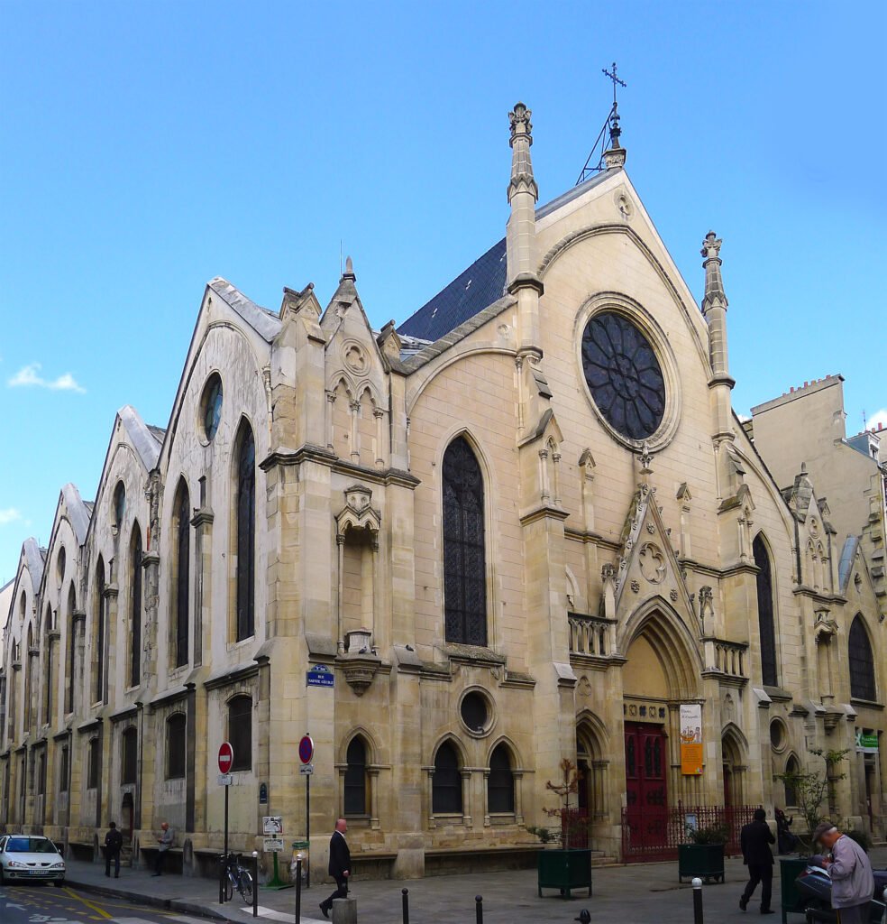 Facade de l'église Saint-Eugène-Sainte-Cécile